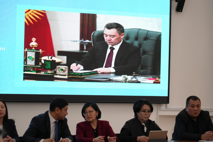 Training week dedicated to the theme of the “National Inspiration – World Excellence” was held at the Kyrgyz National Academy of Sciences